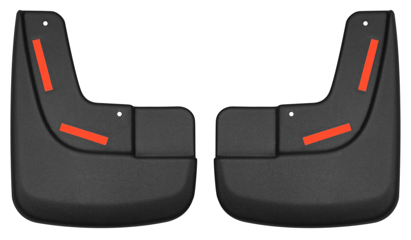 Ford F-150 Mud Guards - Front - Husky Liners - Custom-Molded - Black - `17-`18 Ford F-150 Mud Guards - Front - Husky Liners - Custom-Molded - Black - `17-`18